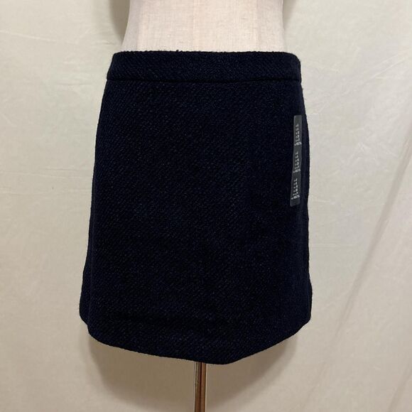 tweed black mini skirt - Picture 1 of 4